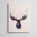 Moose Mini Kanvas Tablo